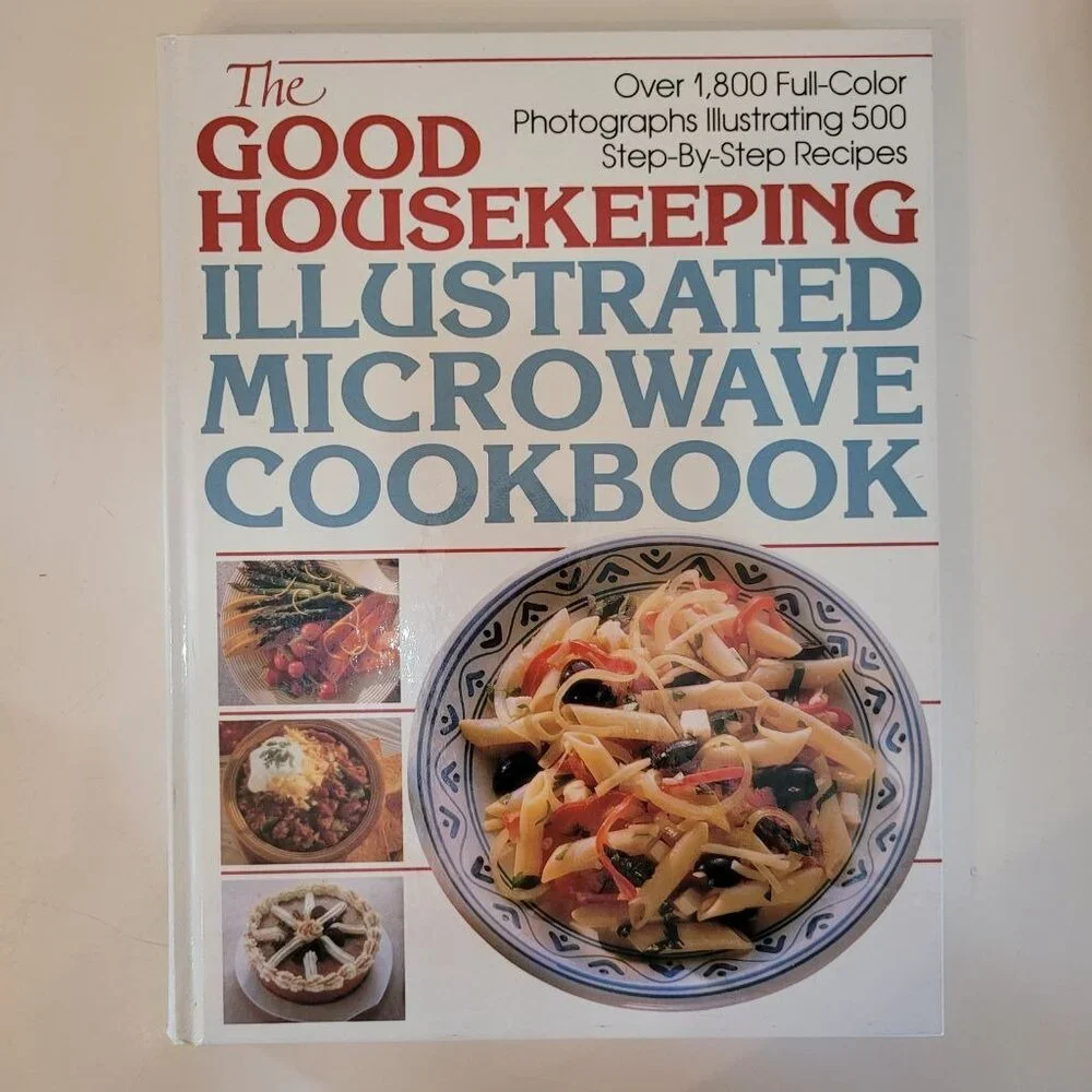 Set of 3 Hardcover Books Crisco Betty Crocker 4 in 1 Good Housekeeping Microwave